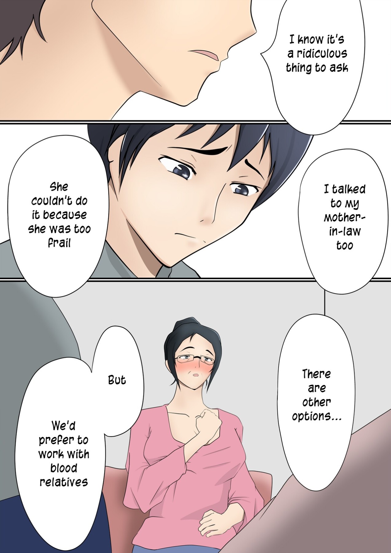 Hentai Manga Comic-The Story of How I Asked My Mother To Be Our Surrogate-Read-6